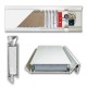 Plinthe électrique 250W par mètre linéaire. Couleur standard.